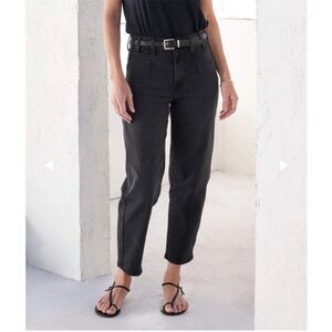 AYR • The Beat High Rise‎ Jeans Washed Black Denim
